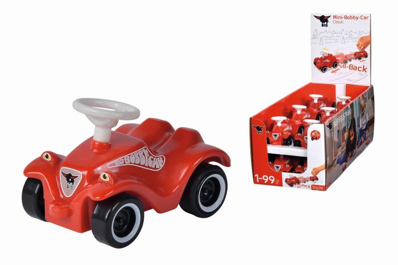 BIG Mini Bobby Car Classic, pull back, DP12